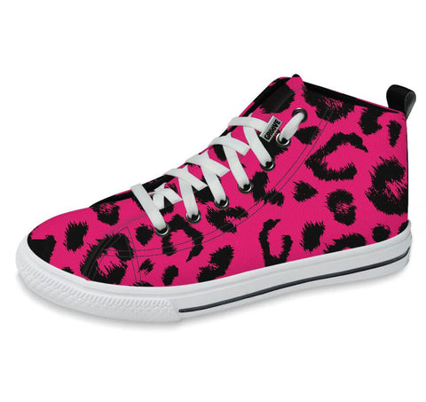 Botita Animal Print Leopardo Fucsia